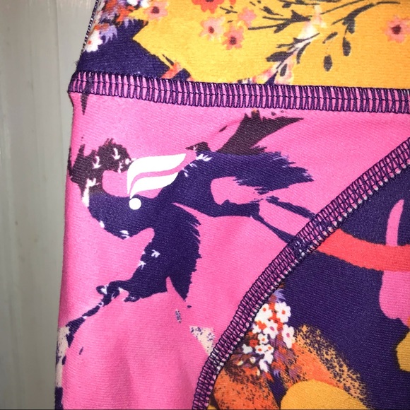 Fabletics Define High-Waisted Capri leggings Fiori floral print - Picture 4 of 6